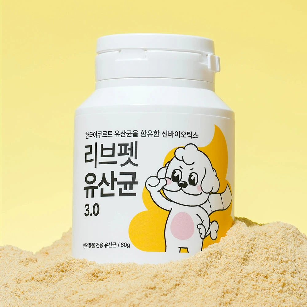 리브펫 강아지유산균 애견 강아지변비 비피더스 프로바이오틱스 60g, 1개 실제 상품 이미지