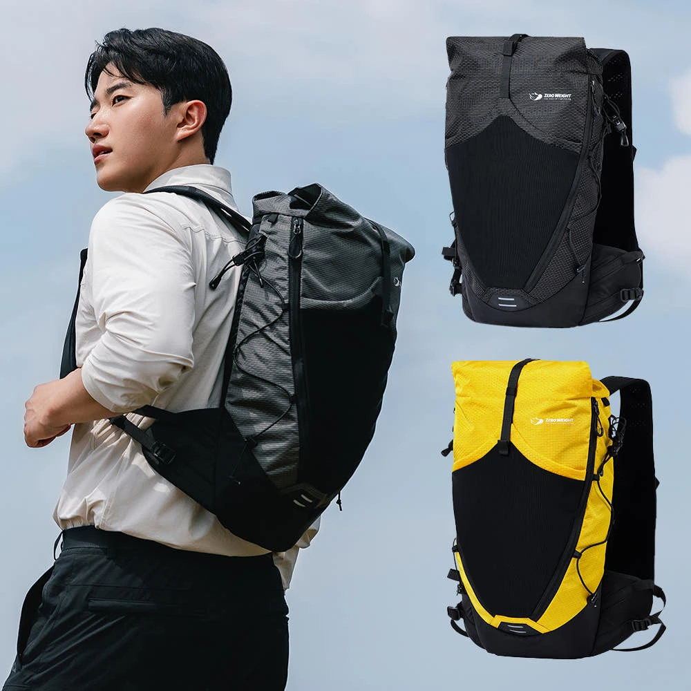 제로웨이트590g 소형 경량 등산가방 배낭 미니 가벼운 트레킹 22L 실제 상품 이미지